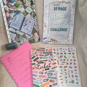 Daily Grind Cover, Dividers, Stickers and Habit Tracker